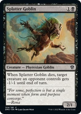 Image for Splatter Goblin (109) [Dominaria United] - Magic: The Gathering