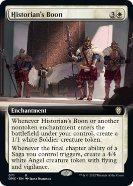 Historian's Boon (Extended Art) (71) [Commander: Dominaria United]