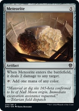 Image for Meteorite (235) [Dominaria United] - Magic: The Gathering