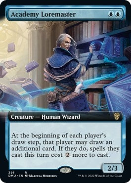 Image for Academy Loremaster (Extended Art) (391) [Dominaria United] - Magic: The Gathering