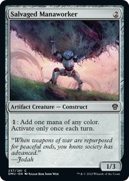 Image for Salvaged Manaworker (237) [Dominaria United] - Magic: The Gathering
