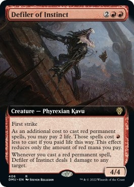 Image for Defiler of Instinct (Extended Art) (406) [Dominaria United] - Magic: The Gathering