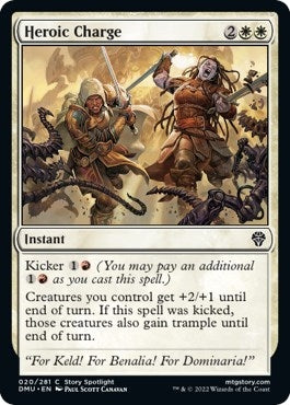 Image for Heroic Charge (20) [Dominaria United] - Magic: The Gathering