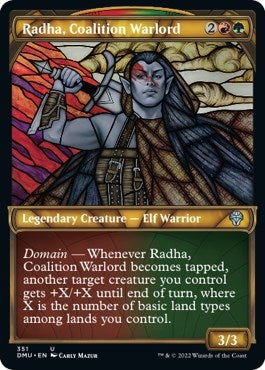 Image for Radha, Coalition Warlord (Textured Foil) (351) [Dominaria United] - Magic: The Gathering