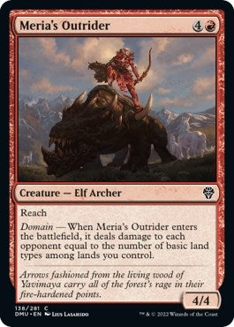 Image for Meria's Outrider (138) [Dominaria United] - Magic: The Gathering