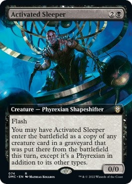 Activated Sleeper (Extended Art) (74) [Commander: Dominaria United]