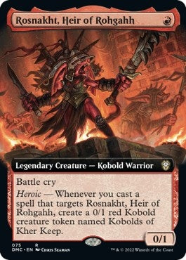 Image for Rosnakht, Heir of Rohgahh (Extended Art) (75) [Dominaria United] - Magic: The Gathering