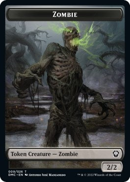 Image for Zombie Token (9) [Dominaria United] - Magic: The Gathering