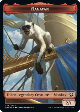 Ragavan // Treasure Double-Sided Token (6 // 24) [Commander: Dominaria United Tokens]