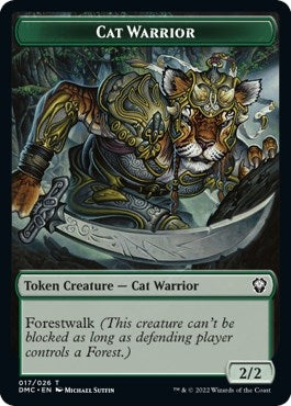 Image for Cat Warrior Token (17) [Dominaria United] - Magic: The Gathering