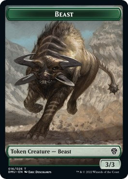 Image for Beast Token (16) [Dominaria United] - Magic: The Gathering