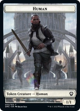 Image for Human // Snake Double-Sided Token (2 // 11) [Dominaria United] - Magic: The Gathering