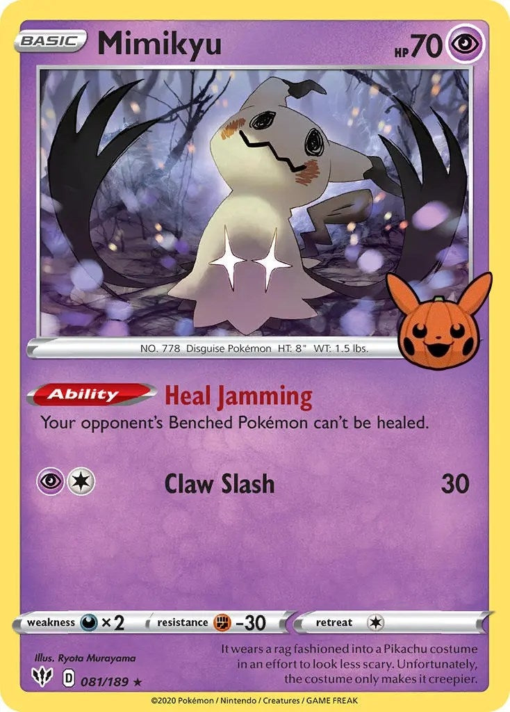 Image for Mimikyu (081/189) [Trick or Trade BOOster Bundle] - Pokemon