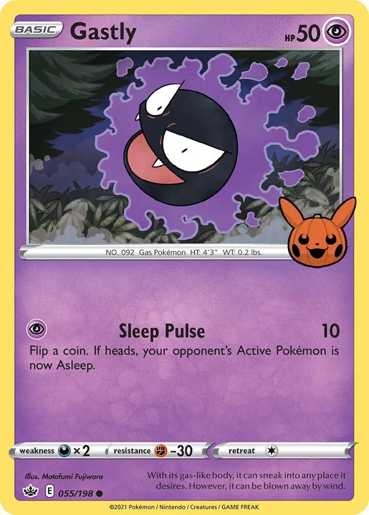 Image for Gastly (055/198) [Trick or Trade BOOster Bundle] - Pokemon