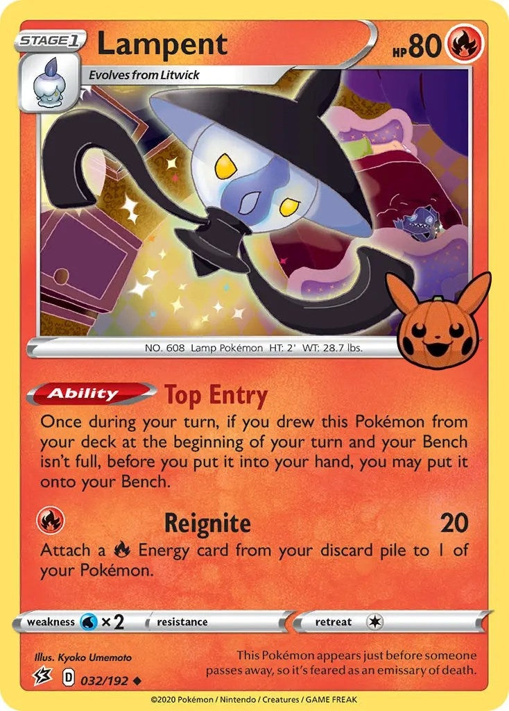 Image for Lampent (032/192) [Trick or Trade BOOster Bundle] - Pokemon