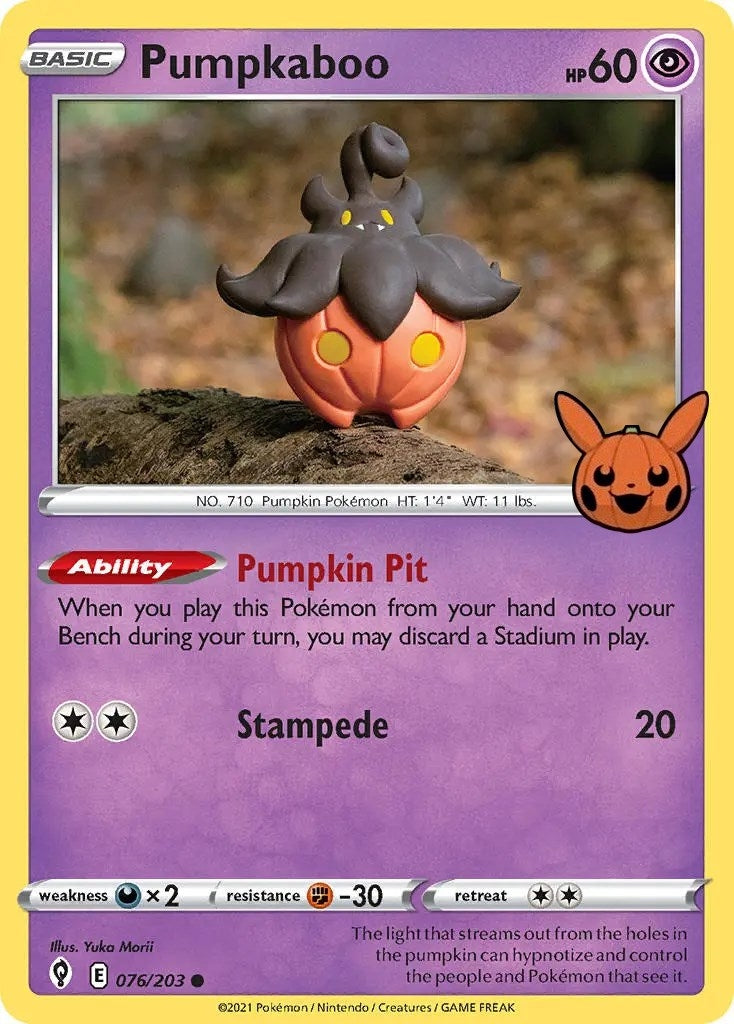Image for Pumpkaboo (076/203) [Trick or Trade BOOster Bundle] - Pokemon