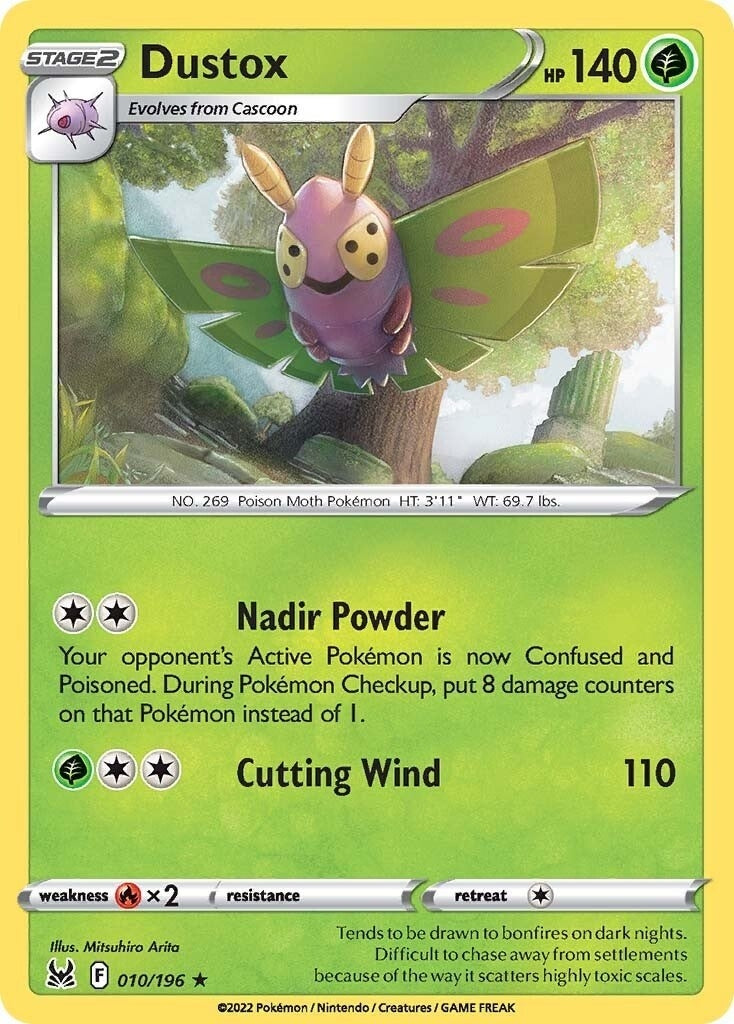 Image for Dustox (010/196) [SWSH11: Lost Origin] - Pokemon