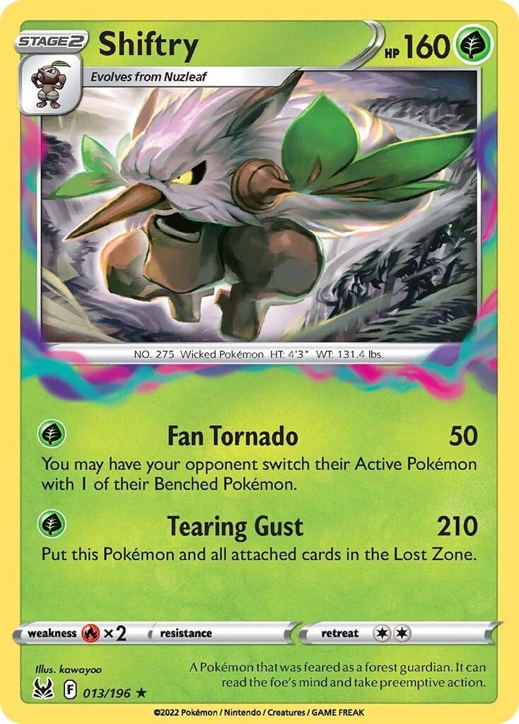 Image for Shiftry (013/196) [SWSH11: Lost Origin] - Pokemon