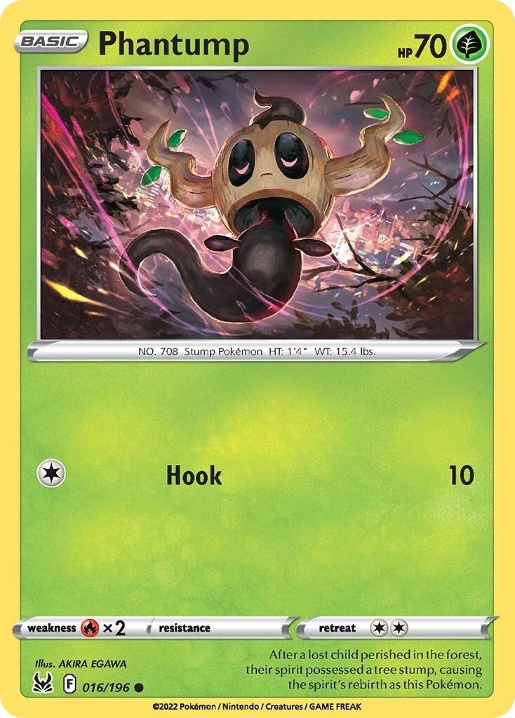 Image for Phantump (016/196) [SWSH11: Lost Origin] - Pokemon