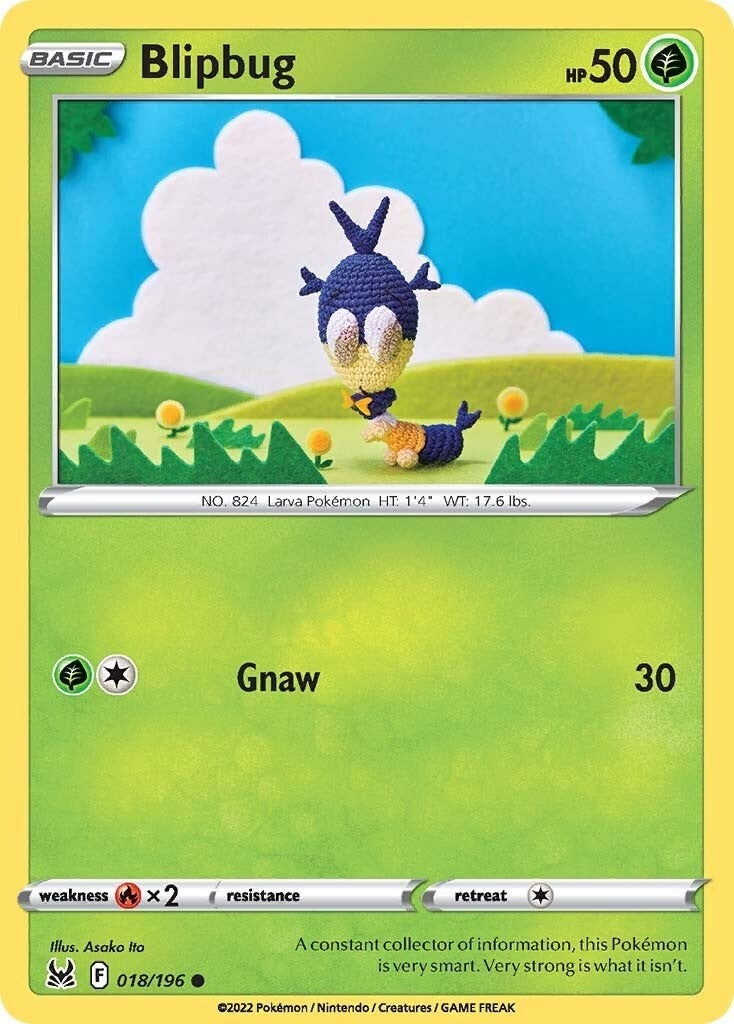 Image for Blipbug (018/196) [SWSH11: Lost Origin] - Pokemon