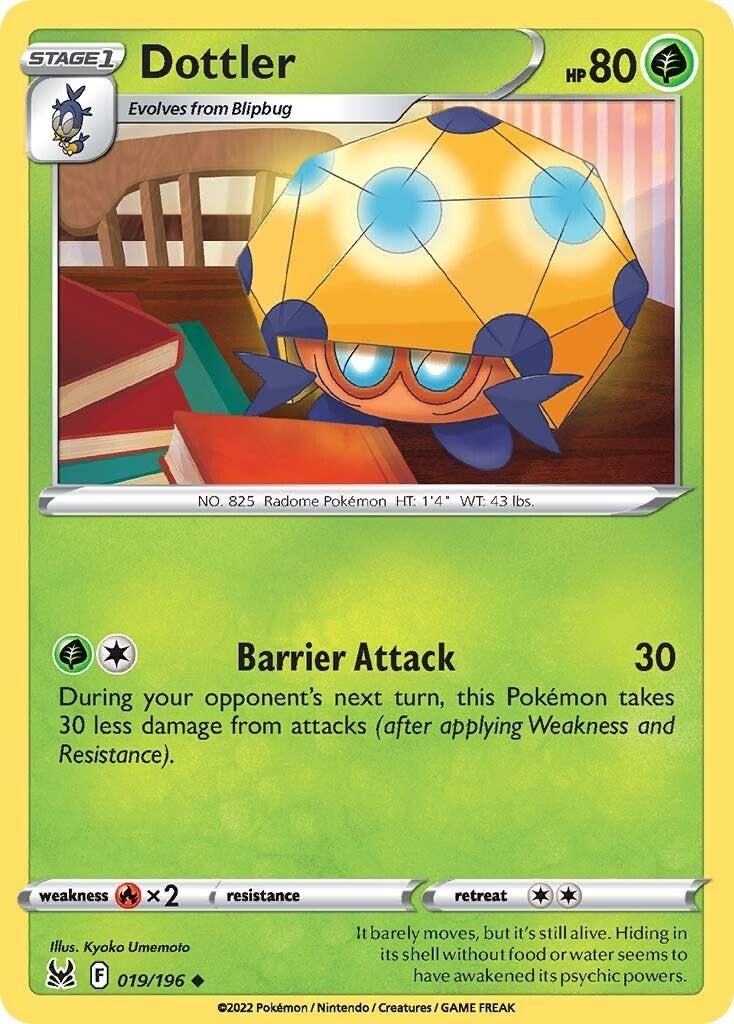 Image for Dottler (019/196) [SWSH11: Lost Origin] - Pokemon