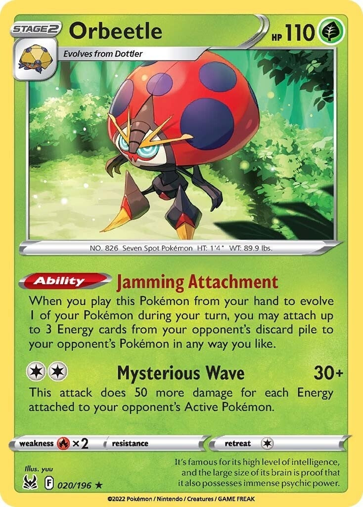 Orbeetle (020/196) [SWSH11: Lost Origin]