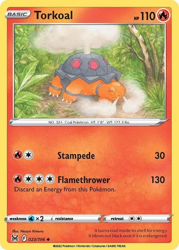 Image for Torkoal (023/196) [SWSH11: Lost Origin] - Pokemon
