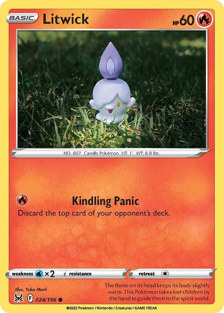 Image for Litwick (024/196) [SWSH11: Lost Origin] - Pokemon