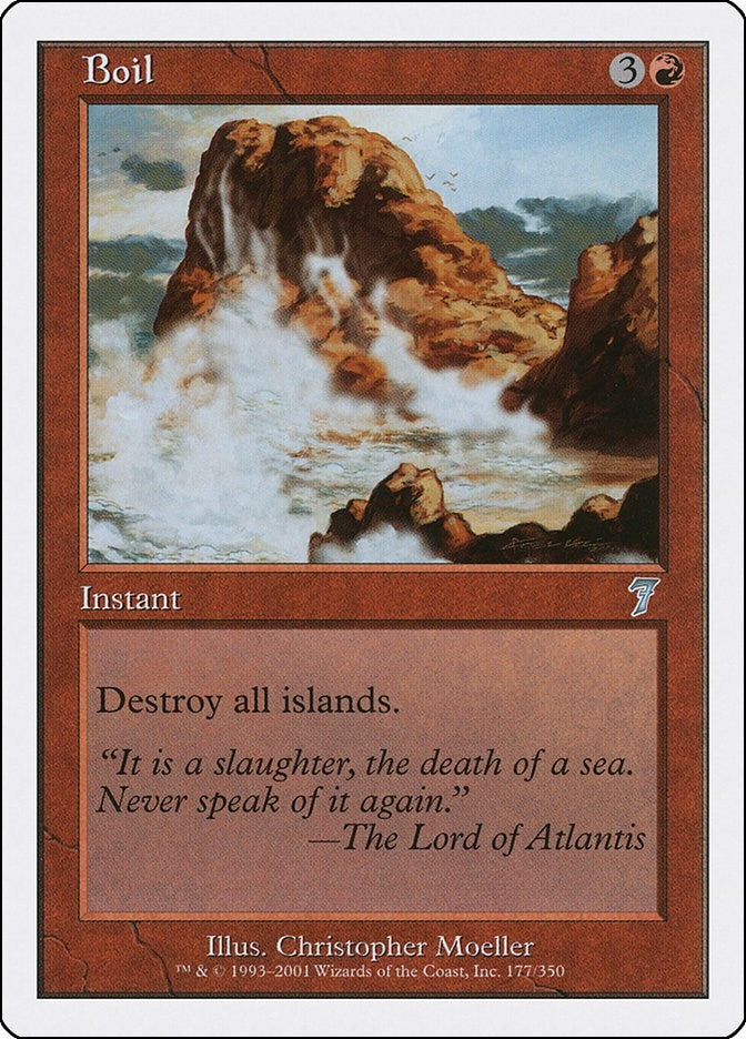 Image for Boil (177) [7th Edition] - Magic: The Gathering