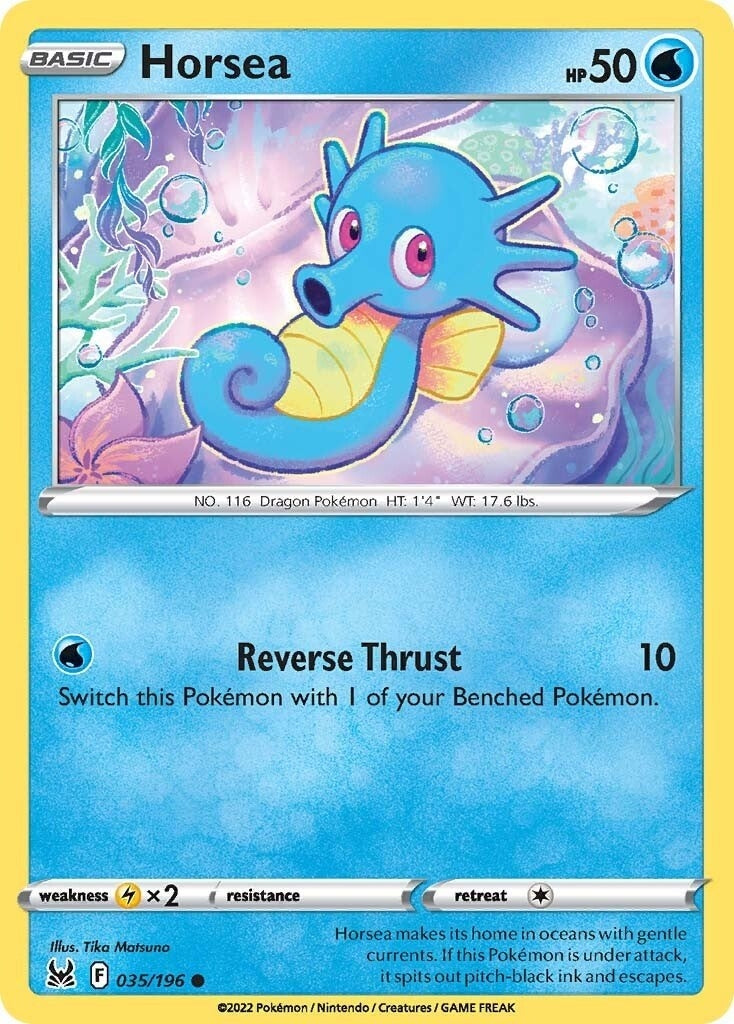Image for Horsea (035/196) [SWSH11: Lost Origin] - Pokemon