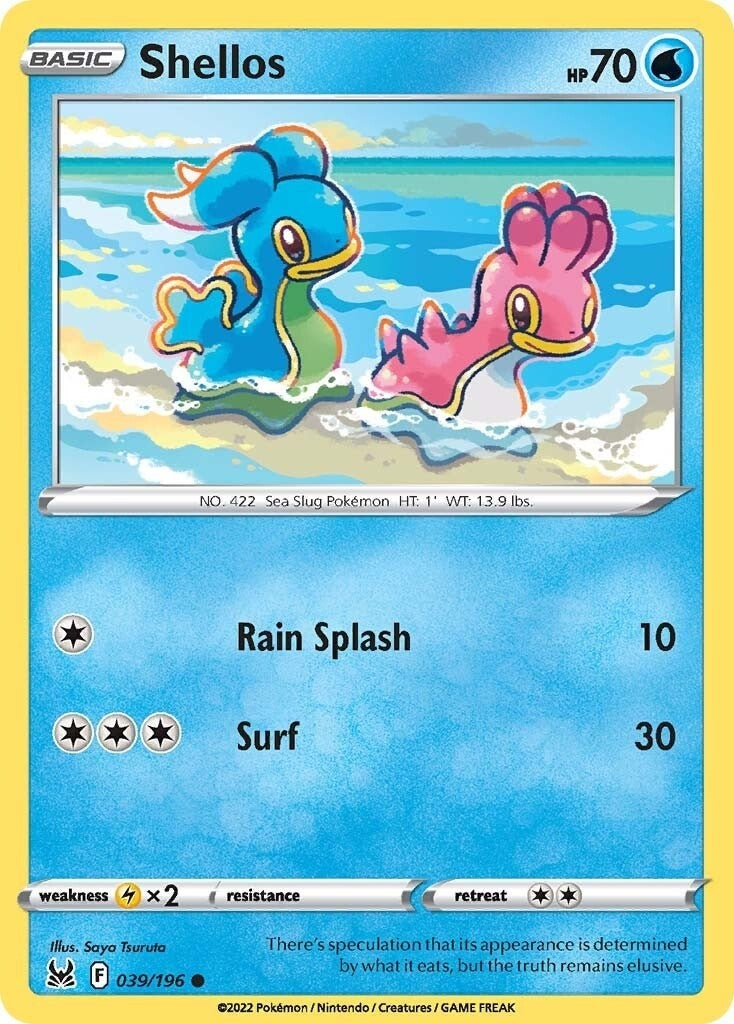Image for Shellos (039/196) [SWSH11: Lost Origin] - Pokemon