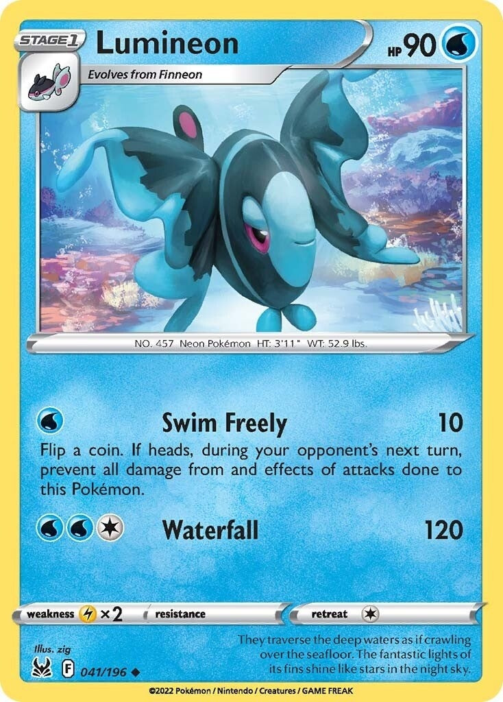Image for Lumineon (041/196) [SWSH11: Lost Origin] - Pokemon