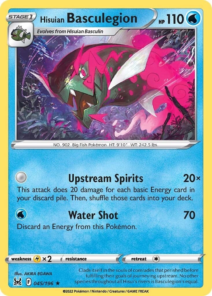 Image for Hisuian Basculegion (045/196) [SWSH11: Lost Origin] - Pokemon