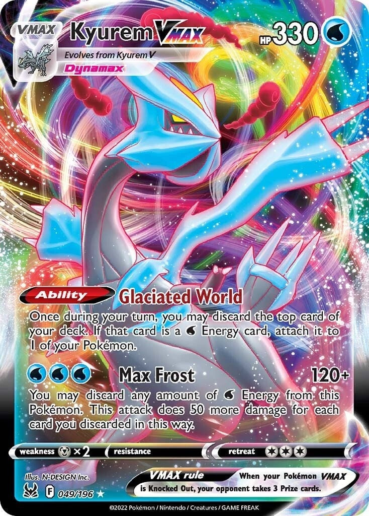 Image for Kyurem VMAX (049/196) [SWSH11: Lost Origin] - Pokemon