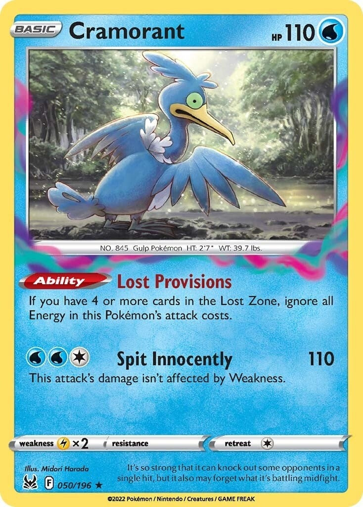 Image for Cramorant (050/196) [SWSH11: Lost Origin] - Pokemon
