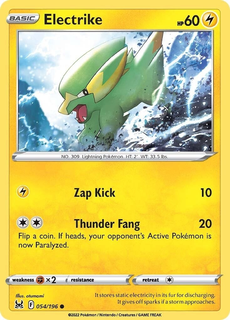 Image for Electrike (054/196) [SWSH11: Lost Origin] - Pokemon