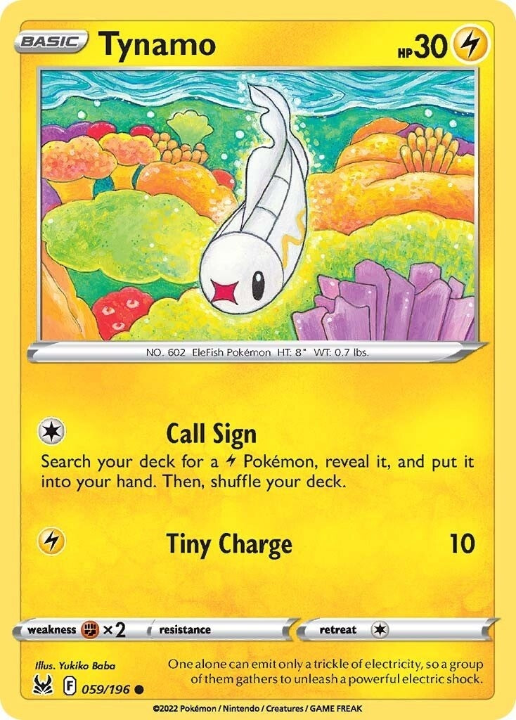 Image for Tynamo (059/196) [SWSH11: Lost Origin] - Pokemon