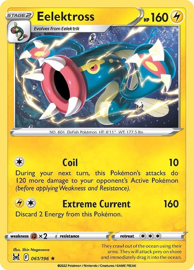 Image for Eelektross (061/196) [SWSH11: Lost Origin] - Pokemon