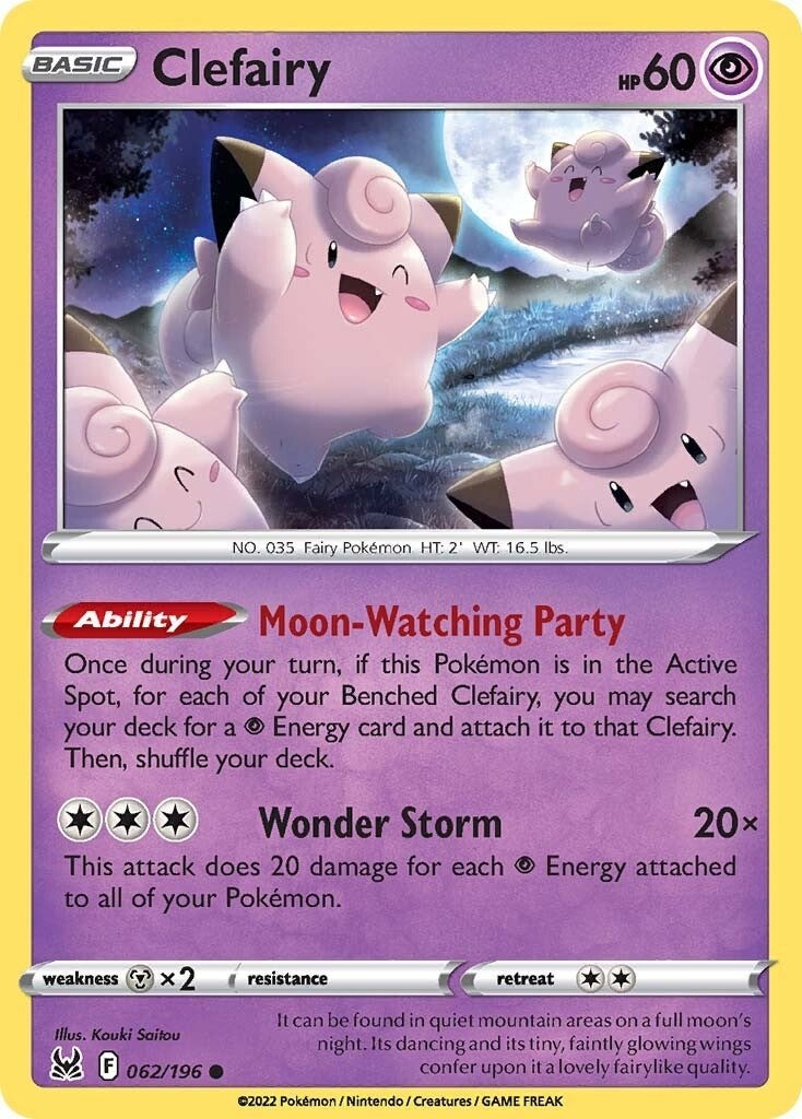 Image for Clefairy (062/196) [SWSH11: Lost Origin] - Pokemon