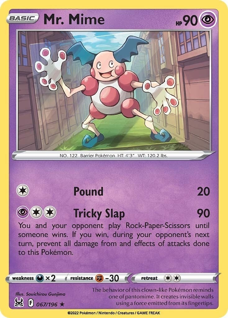 Image for Mr. Mime (067/196) [SWSH11: Lost Origin] - Pokemon