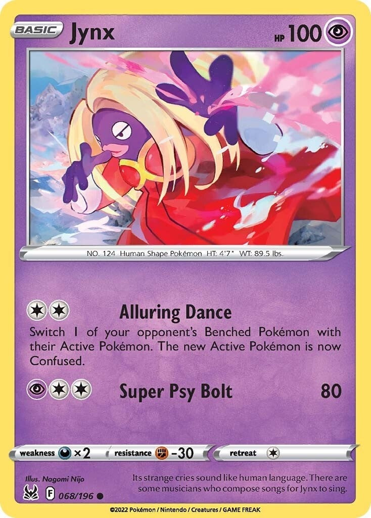Image for Jynx (068/196) [SWSH11: Lost Origin] - Pokemon