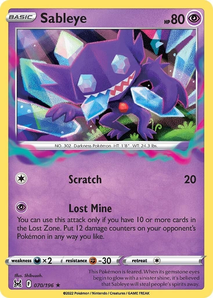 Image for Sableye (070/196) [SWSH11: Lost Origin] - Pokemon