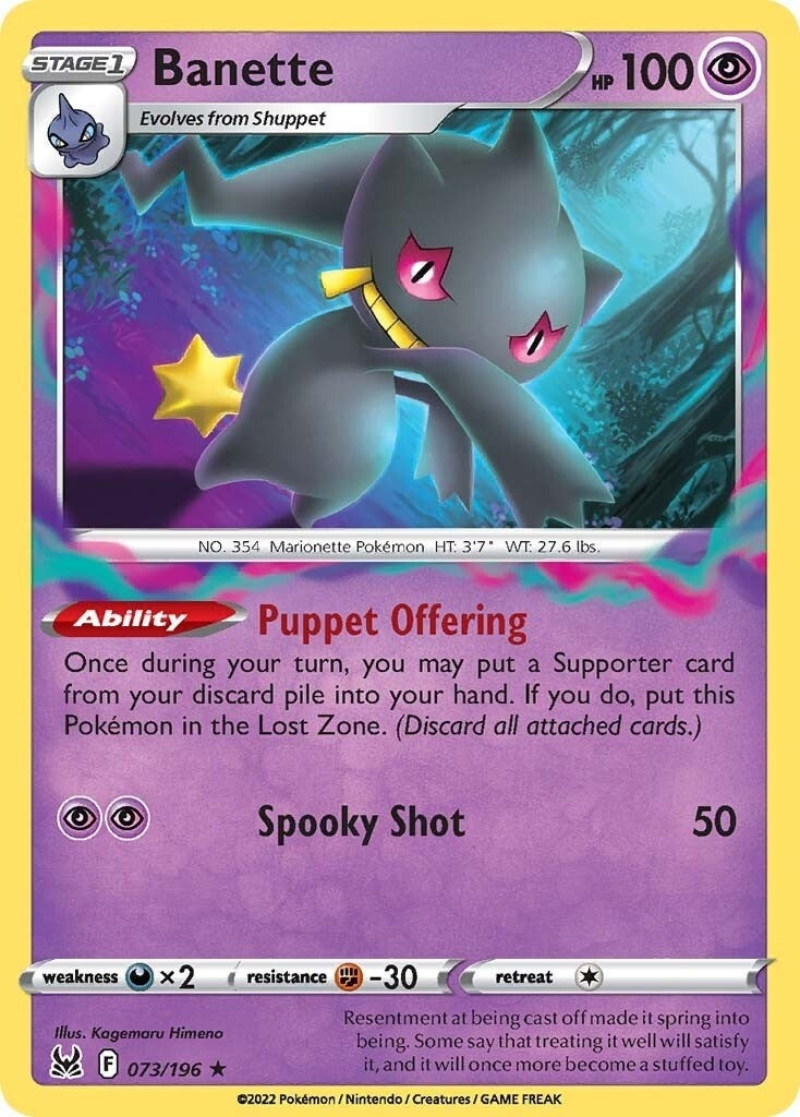 Image for Banette (073/196) [SWSH11: Lost Origin] - Pokemon
