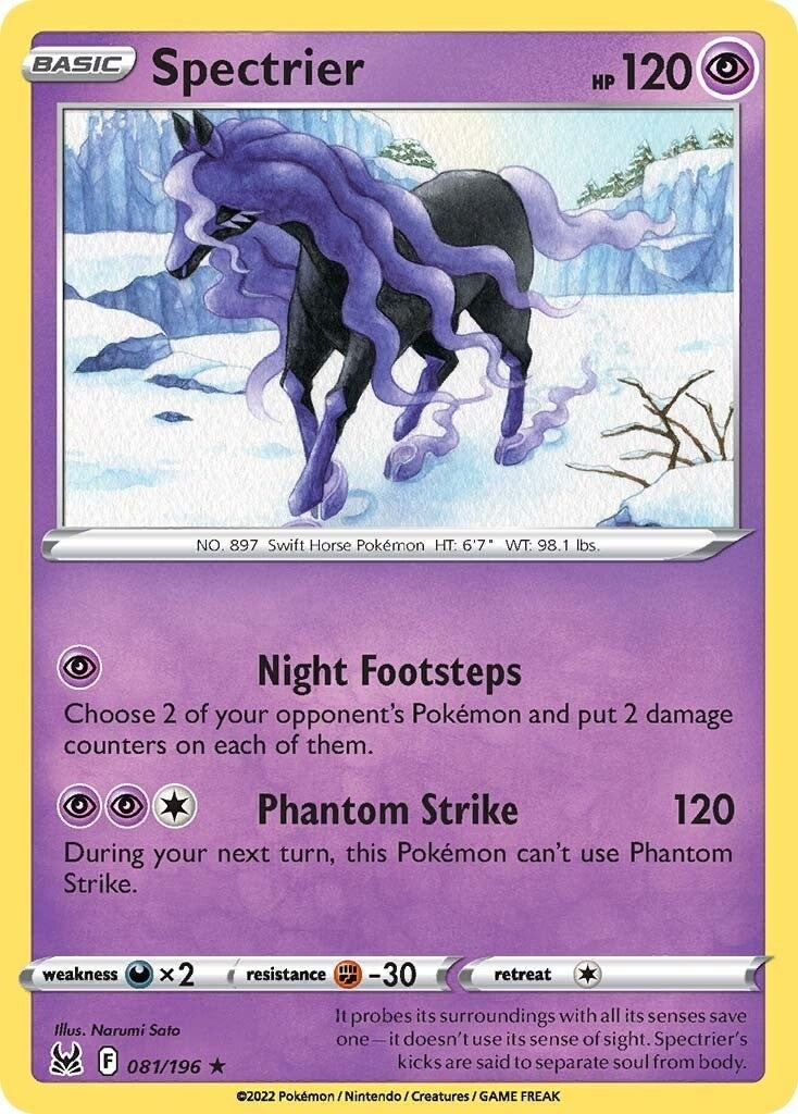 Image for Spectrier (081/196) [SWSH11: Lost Origin] - Pokemon