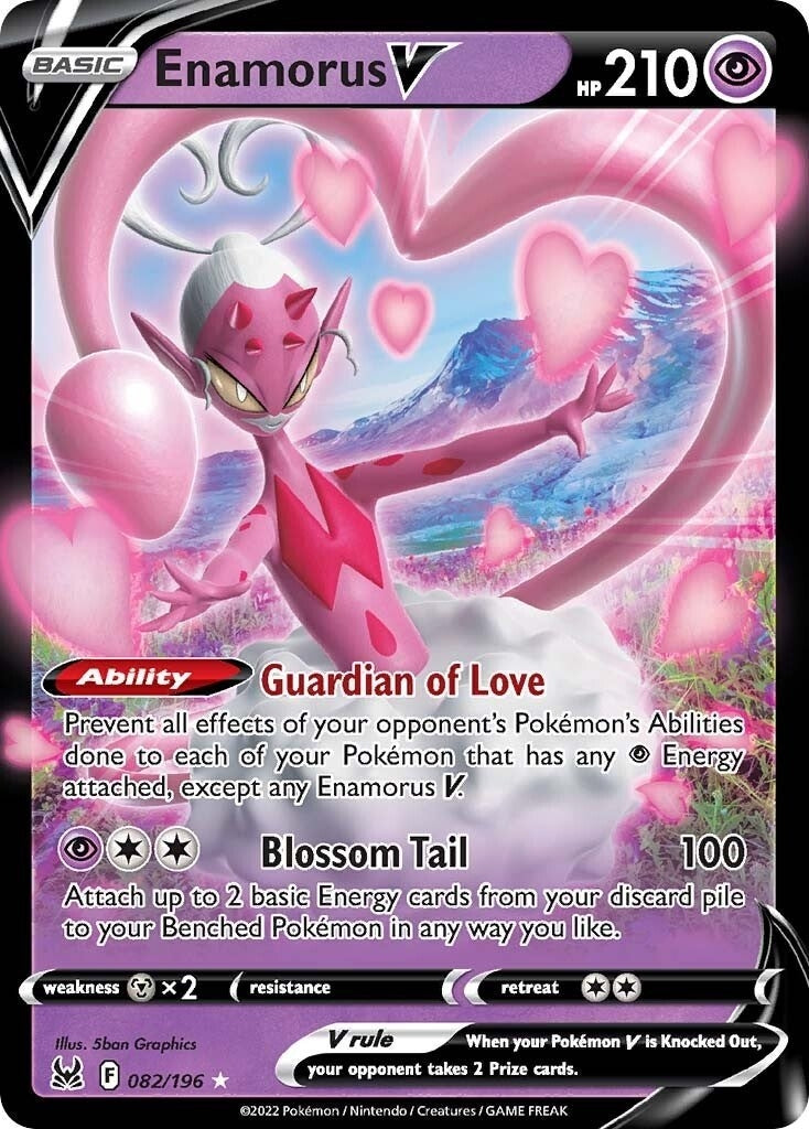 Image for Enamorus V (082/196) [SWSH11: Lost Origin] - Pokemon
