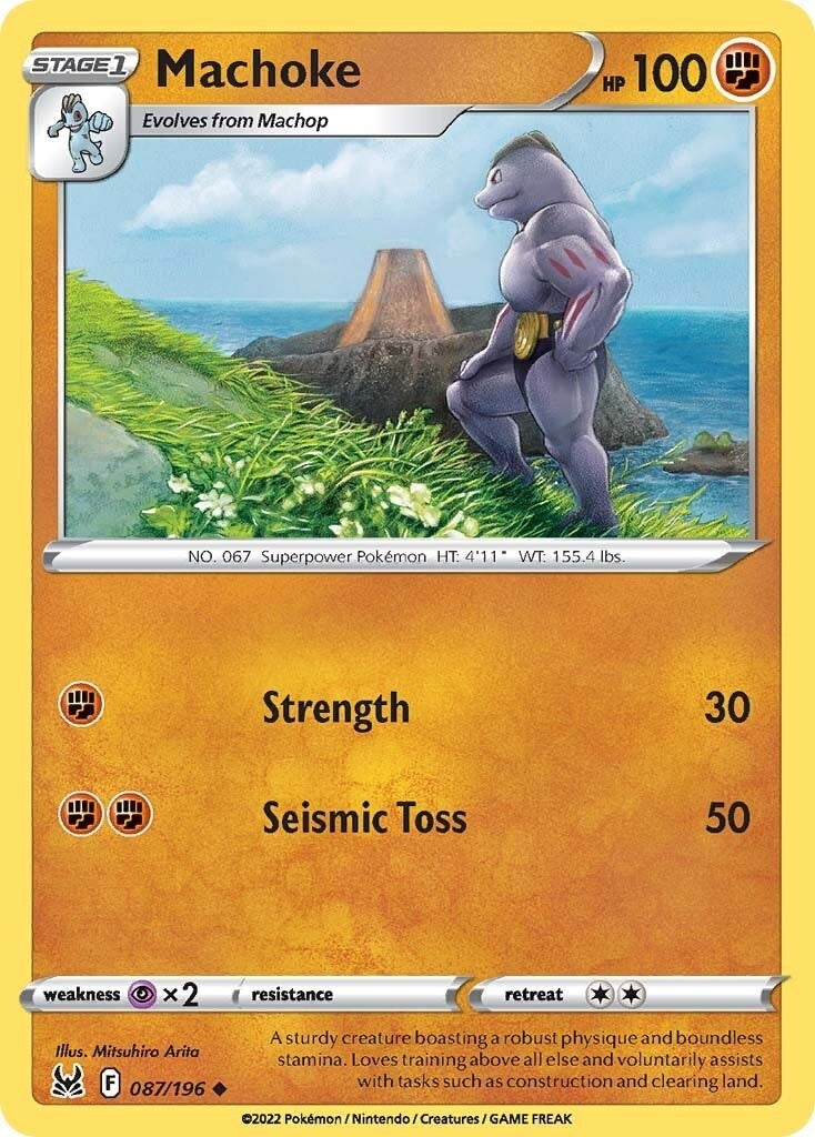 Image for Machoke (087/196) [SWSH11: Lost Origin] - Pokemon