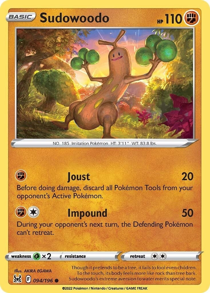 Image for Sudowoodo (094/196) [SWSH11: Lost Origin] - Pokemon