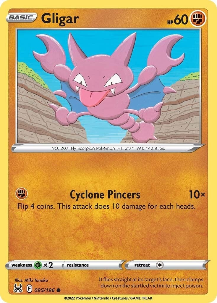 Image for Gligar (095/196) [SWSH11: Lost Origin] - Pokemon