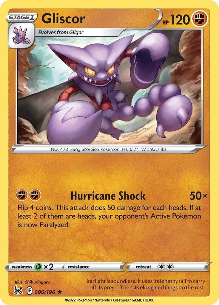 Image for Gliscor (096/196) [SWSH11: Lost Origin] - Pokemon