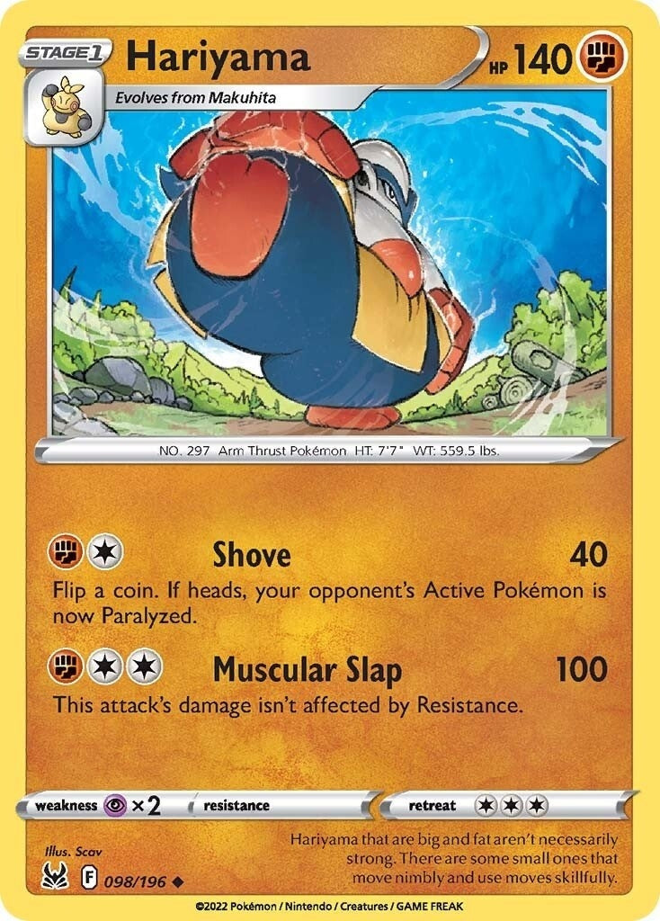 Image for Hariyama (098/196) [SWSH11: Lost Origin] - Pokemon